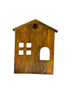 AHOYWOOD Solid Wood Wall Keyhanger with Shelf for Home, Office,Kitchen