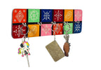 AHOYWOOD Premium Solid Wood Wall Keyhanger (Hand Painted) for Home,Office