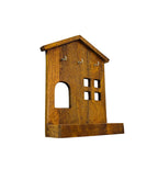 AHOYWOOD Solid Wood Wall Keyhanger with Shelf for Home, Office,Kitchen